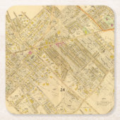 Dorchester, Massachusetts 2 Kartonnen Onderzetters (Voorkant)