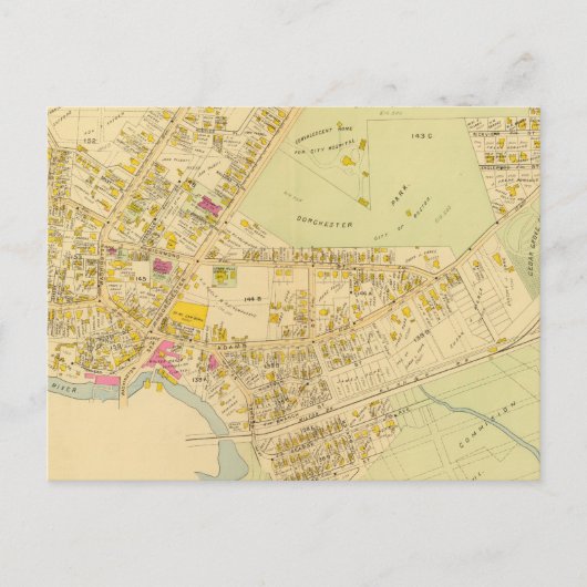 Dorchester, Massachusetts 3 Briefkaart (Voorkant)