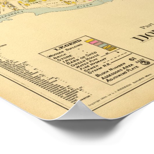 Dorchester, Massachusetts 3 Poster (Hoek)