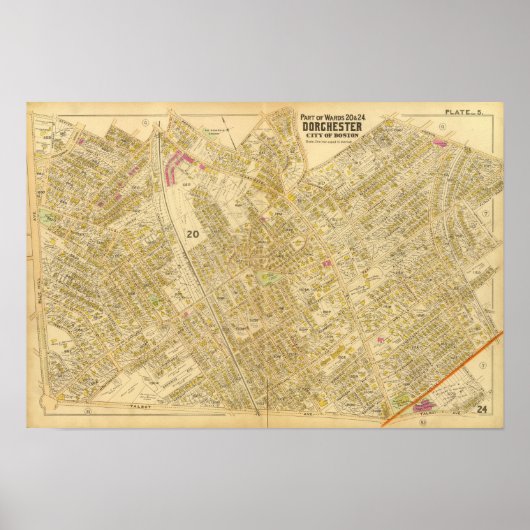 Dorchester, Massachusetts 4 Poster (Voorkant)