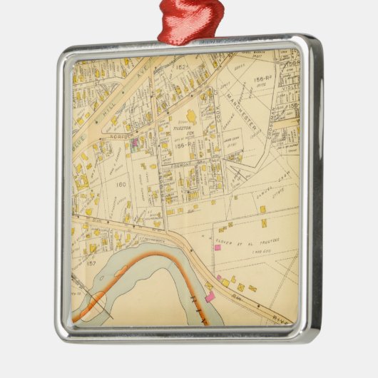 Dorchester, Massachusetts 6 Metalen Ornament (Links)