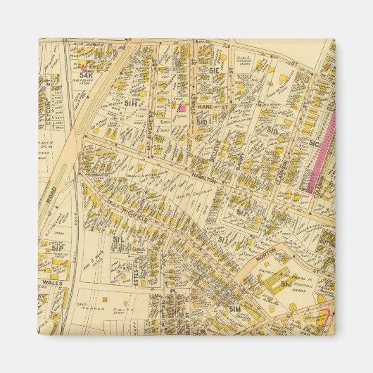 Dorchester, Massachusetts 7 Magneet (Voorkant)