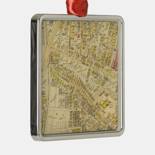 Dorchester, Massachusetts 7 Metalen Ornament (Rechts)