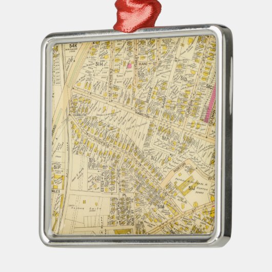 Dorchester, Massachusetts 7 Metalen Ornament (Links)