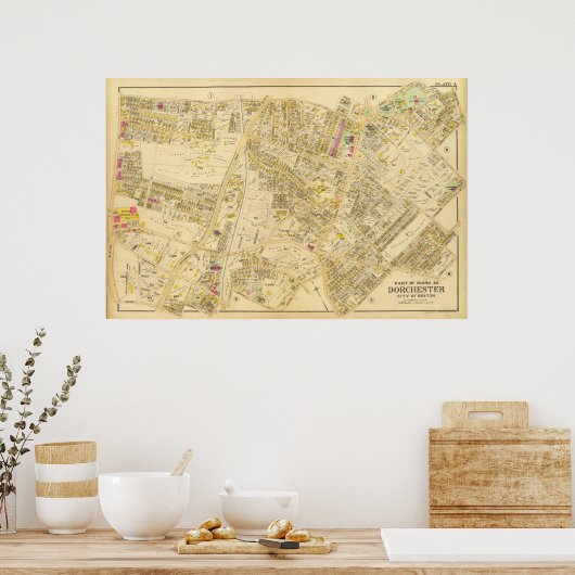 Dorchester, Massachusetts 7 Poster (Keuken)