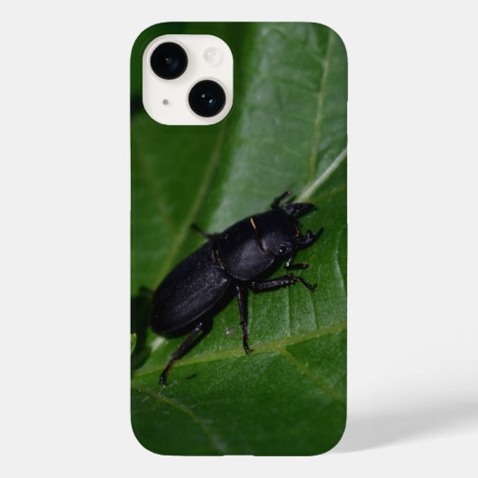 Dorcus parallelipedus, de kleine kever Case-Mate iPhone case (Achterkant)