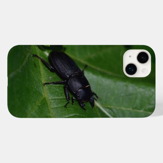Dorcus parallelipedus, de kleine kever Case-Mate iPhone case (Achterkant (horizontaal))