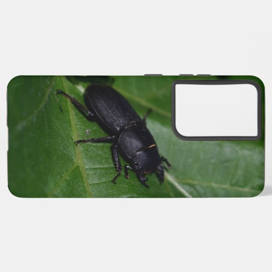 Dorcus parallelipedus, de kleine kever samsung galaxy hoesje (Achterkant horizontaal)