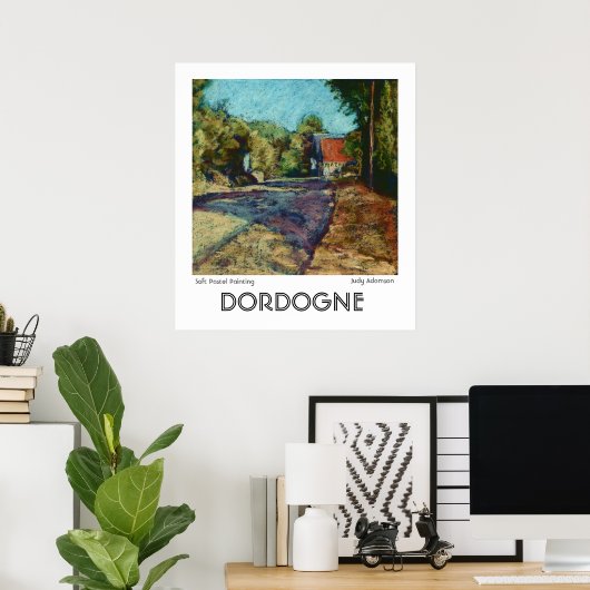 'Dordogne' Afdruk of Poster (Thuiskantoor)