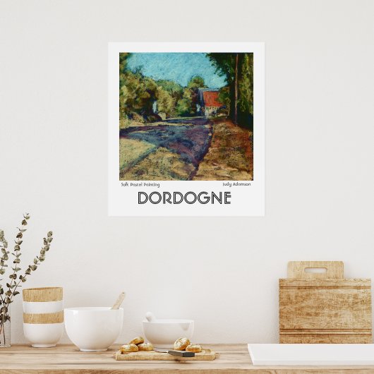 'Dordogne' Afdruk of Poster (Keuken)