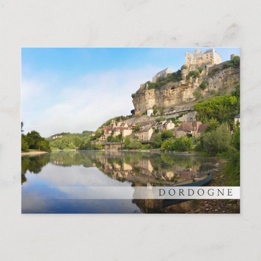 Dordogne en Beynac-et-Cazenac briefkaart (Voorkant)