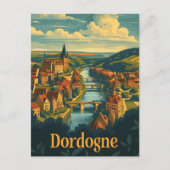 Dordogne France Briefkaart (Voorkant)