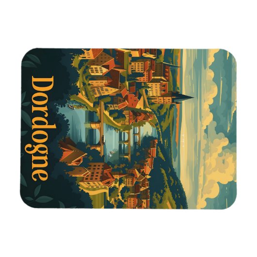 Dordogne France Magneet (Horizontaal)