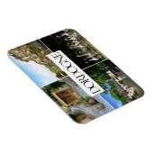 Dordogne landschappen collage reizen foto magneet (Rechterzijde)