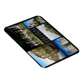 Dordogne landschappen collage reizen foto magneet (Rechterzijde)