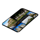 Dordogne landschappen collage reizen foto magneet (Linkerzijde)