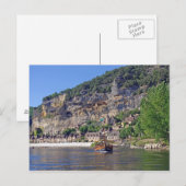 Dordogne River France Briefkaart (Voorkant / Achterkant)