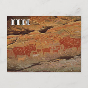 Dordogne Rock Art Frankrijk Reizen Briefkaart