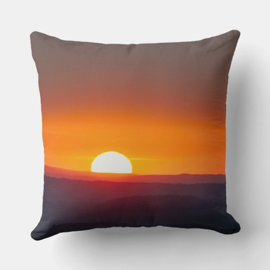 Dordogne Sunrise Kussen (Achterkant)
