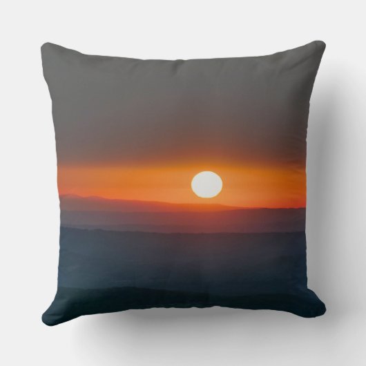 Dordogne Sunrise Kussen (Achterkant)