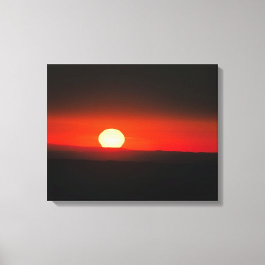 Dordogne Zonsopgang Canvas Afdruk (Voorkant)