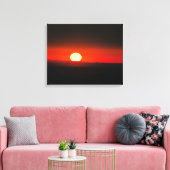 Dordogne Zonsopgang Canvas Afdruk (Insitu (Woonkamer))