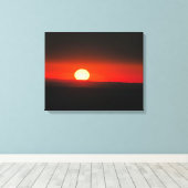 Dordogne Zonsopgang Canvas Afdruk (Insitu (Houten vloer))