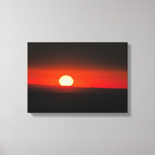 Dordogne Zonsopgang Canvas Afdruk (Voorkant)