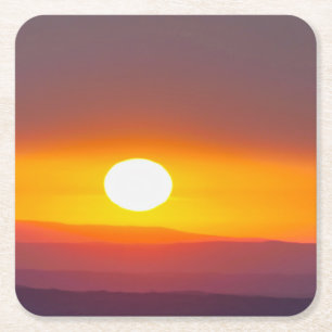 Dordogne Zonsopgang Kartonnen Onderzetters