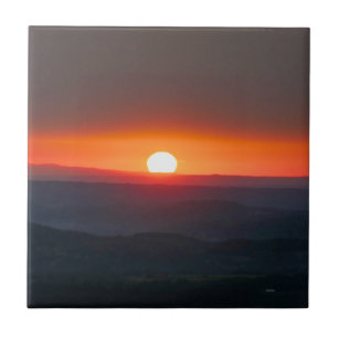 Dordogne Zonsopgang Tegeltje