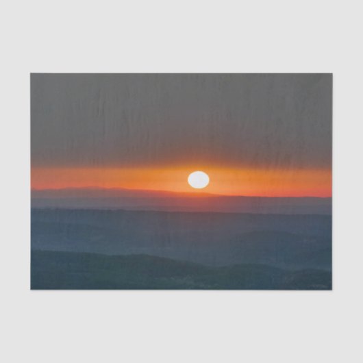 Dordogne Zonsopgang Tissuepapier (Voorkant)