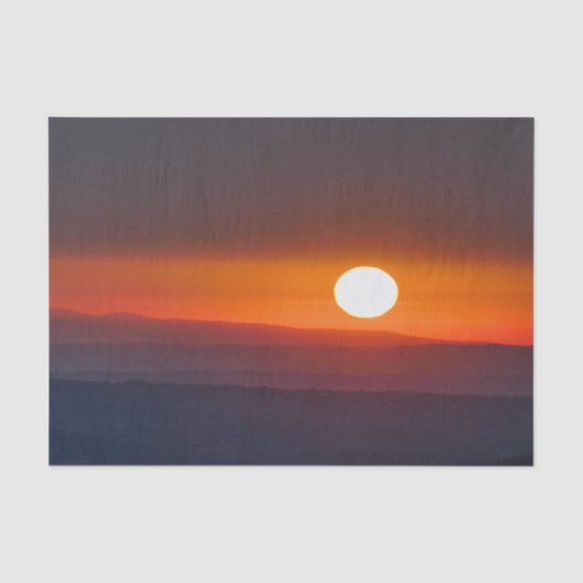 Dordogne Zonsopgang Tissuepapier (Voorkant)
