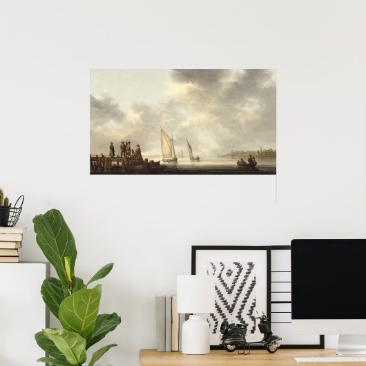 Dordrecht - Aelbert Cuyp Fine Art Poster (Thuiskantoor)