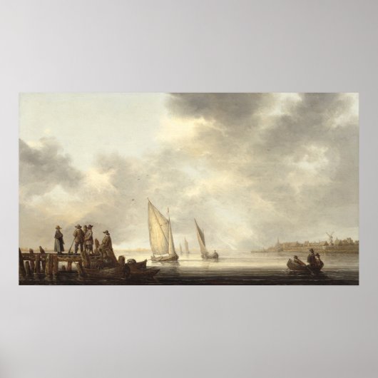 Dordrecht - Aelbert Cuyp Fine Art Poster (Voorkant)