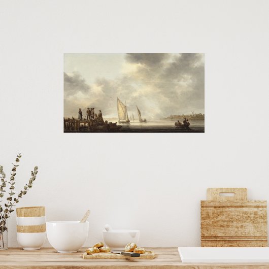 Dordrecht - Aelbert Cuyp Fine Art Poster (Keuken)