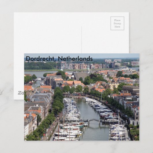 Dordrecht, Nederland Briefkaart (Voorkant / Achterkant)