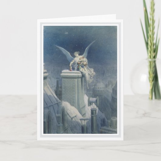 Dore Angel Wenskaart Feestdagen Kaart (Voorkant)