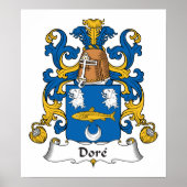 Dore Family Crest Poster (Voorkant)
