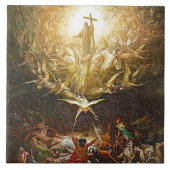 Dore Triumph of Christianity Over Paganism Tile Tegeltje (Voorkant)