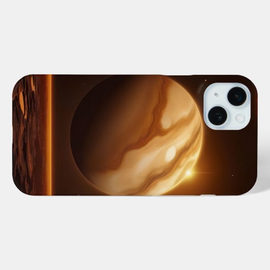 Dorée 🪐 Elegance Cosmic Case-Mate iPhone Case (Achterkant (horizontaal))