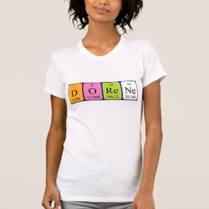 Dorene periodieke lijstnaam shirt
