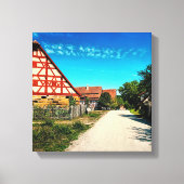 Dorfstraße Canvas Afdruk (Voorkant)
