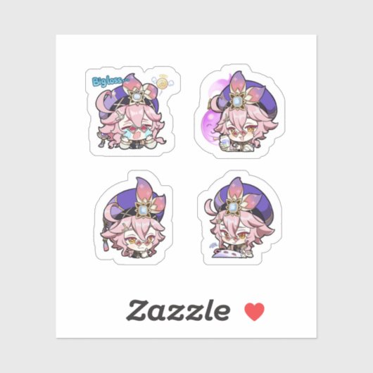 Dori Genshin Impact 4 stuks stickerblad Sticker (Vel)