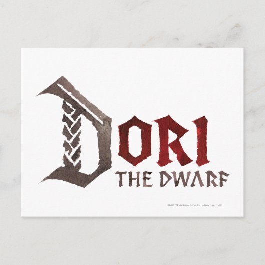 Dori Name Briefkaart (Voorkant)