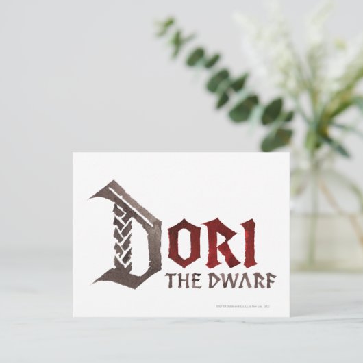 Dori Name Briefkaart (Staand voorkant)