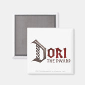 Dori Name Magneet (Voorkant / Achterkant)