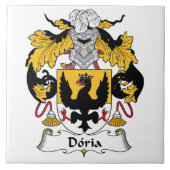 Doria Family Crest Tegeltje (Voorkant)