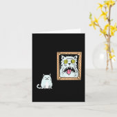 Dorian Gray's Cat Teeshirt From Skunkbear  Kaart (Gele Bloem)