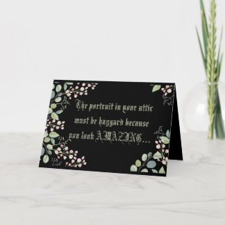 Dorian Grey Birthday Card Kaart