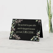 Dorian Grey Birthday Card Kaart (Voorkant)